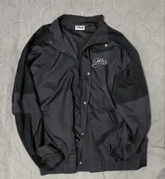 【FILA/フィラ】ブランド ロゴ オーバーサイズ 切替 スタンドジャケット古着