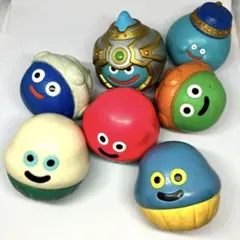 ドラクエ バウンドスライムボール 7個セット 1996年 エニックス