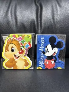 【新品未使用】ディズニーメモ帳セット チップとデールとミッキー