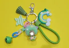 じゃらじゃらキーホルダーバーストヘッドアフロ キャラクターぬいぐるみチャーム