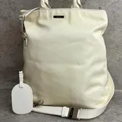 ✨格安✨ グッチ 2way ショルダーバッグ メタルロゴ ディアマンテ 白色のサムネイル