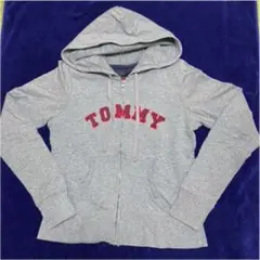TOMMY jeans トミー グレーパーカ S tommy girl