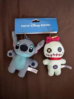 東京ディズニー　スティッチとスクランプ　ぬいぐるみセット