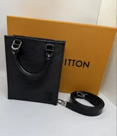 Louis Vuitton ブラック ショルダーバッグ