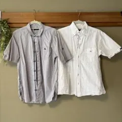 2枚セット　バーバリーブラックレーベル　半袖　シャツ