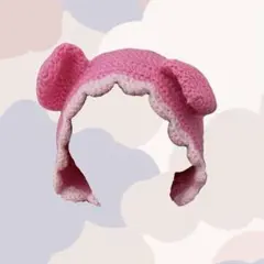 耳つきベビーボンネット