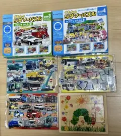 くもんのジグソーパズル ステップ3、4、その他パズル　計10枚
