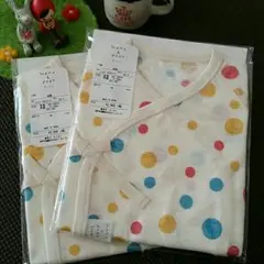 新品♡￥6264 50～60㎝♡HAMU&POPO♡日本製♡短肌着