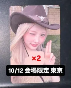 ガウル IVE SECRET 東京 10/12 会場 限定 トレカ 2枚