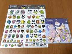 たまごっち 4サイズステッカー ぷっくりピースシール ✳︎3点おまとめ✳︎