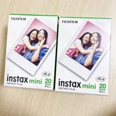 チェキ フィルム instaxmini 20枚×2