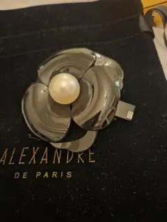 Alexandre de Paris フラワーバレッタとカチューシャのセット