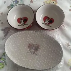 ミニー お皿 3点 水玉 ドット 食器