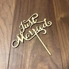 ウェディング　ケーキトッパー