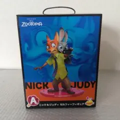 新品未開封】ズートピア ニック & ジュディ フィギュア Happyくじ A賞