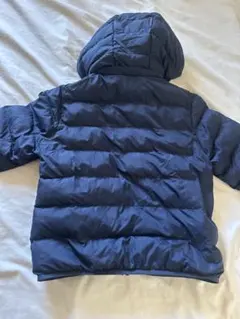 ユニクロ　ウォームパデッドウォッシャブルパーカ　ネイビー　120
