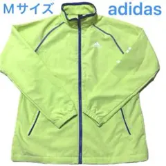 adidas ウィンドブレーカー Mイエロー　レディース　ジャンバー　ランニング