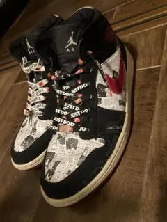 Air Jordan 1 ブラック/レッド/ホワイト US 9.5