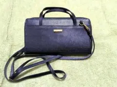 ハンドバッグ　ショルダーストラップ付き　黒　ブラックのサムネイル