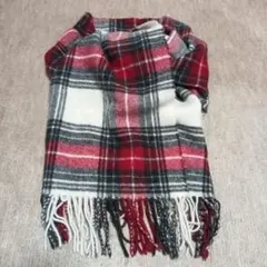 無印良品　チェック柄　マフラー　ストール