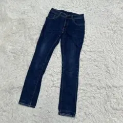 C17 エドウィン EDWIN ストレッチ スキニー デニム パンツ 濃紺 S