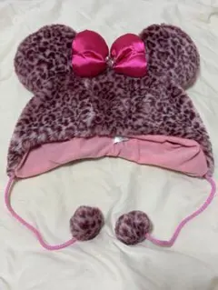 東京ディズニーリゾート ヒョウ柄 ファンキャップ