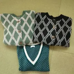 レトロ カーディガン