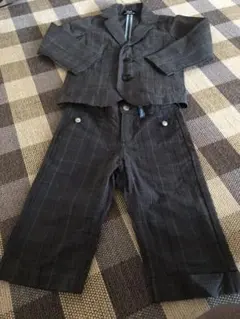 セラフ 110 スーツ セットアップ チェック 美品　フォーマル