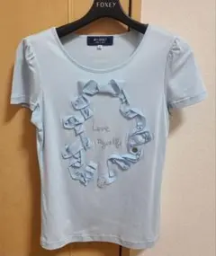BURBERRY ロゴ刺繍 Tシャツ ライトブルー 160A - メルカリ