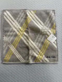 Calvin Klein ハンドタオル チェック柄 新品タグ付き　ハンカチ