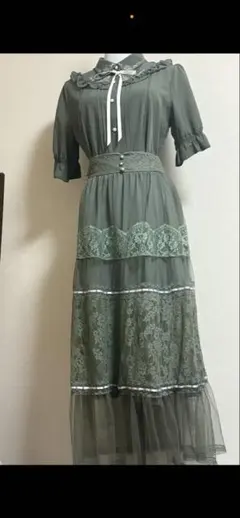 axesfam ロングスカートと半袖ブラウス