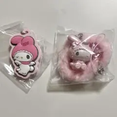 【匿名発送】サンリオ マイメロディ 2点セット シークレットストラップ ガチャ