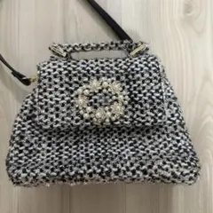 ツイード ショルダーバッグ