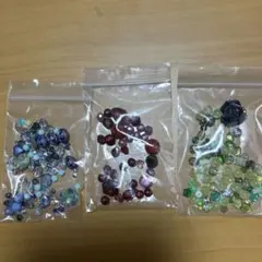 ビーズセット 多色 ガラス プラスチック