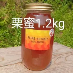 国産　純粋　蜂蜜　はちみつ　1.2kg栗蜜のサムネイル
