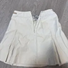 BURBERRY フレアスカート 140A ホワイト
