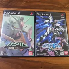 PS2 機動戦士ガンダム 一年戦争 連合vs.Z.A.F.T. 2本セット