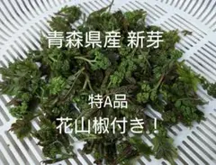 うー様専用 お得！初物！青森産 山椒の新芽 花山椒付き！ 100ｇ 特A品