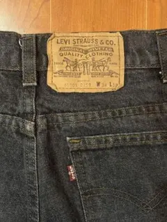 うま様専用　87年製 Levi's 509 ブラック 先染め W34 L30