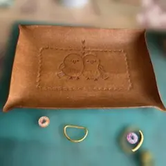#本革 レザートレイ
