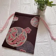 ハンドメイド　ご朱印帳袋　御朱印帳　鞠　巾着袋　和風　小物入れ