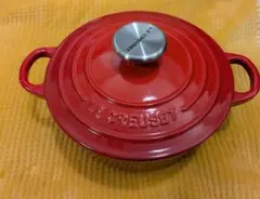 STAUB 鋳鉄製 両手鍋 赤 10cm - メルカリ