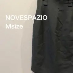 【美品】NOVESPAZIO スカート ひざ丈スカート レディース ブラック Mのサムネイル