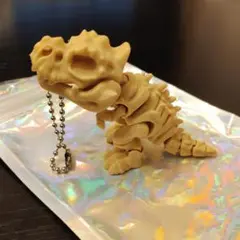 3Dプリント ティラノサウルス 骨格 キーホルダー スケルトン