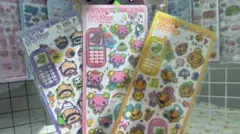 国内メーカー正規品♡たまごっち平成はっぴーフォンシール♡3枚セット
