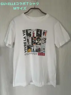 ELLE & GU コラボ Tシャツ ホワイト Mサイズのサムネイル