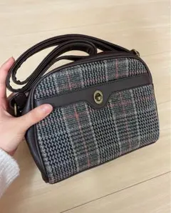 ehka sopo 柄アソートミニショルダー　チャコールグレー