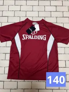 スポルディング　スポーツシャツ　レッド　140センチ