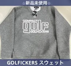 GOLFICKERS ゴルフィカーズ フード付ジップベスト グレー　Lサイズ GOLFICKERS ゴルフィカーズ フード付ジップベスト グレー Lサイズ
