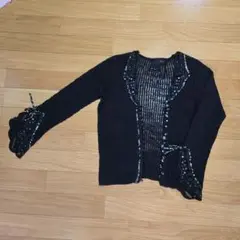 ANNA SUI♥️装飾付き 七分袖 ニット カーディガンのサムネイル